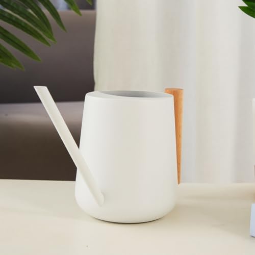 White 900ml Long Spout Plant Watering Can with Ergonomic Handle Xmas - Image 4