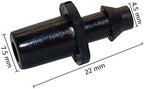 Quick Connect Garden Hose 1/4" Single Barb Straight Hose Connector Garden Drip Irrigation Fittings Quick Coupling Pipe Connector 6 mm/7.5 mm 500 Pcs (Color : 6 mm interface, Diameter : 1/4'') - Image 3