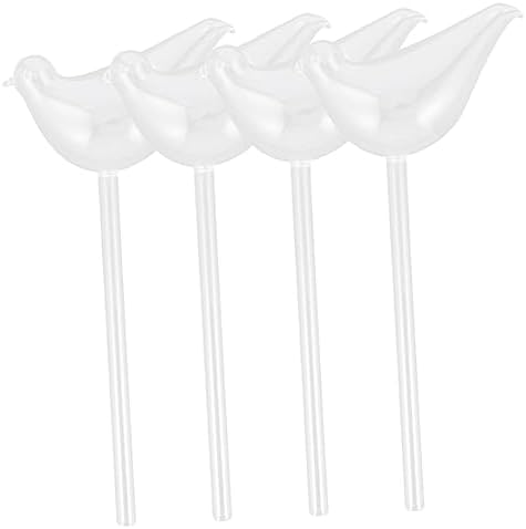 Glass Watering Globes 4pcs Automatic Watering for Plants by Ifundom