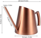 Stainless Steel Indoor Watering Can with Long Spout, Bronze - Image 2