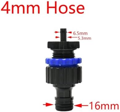 Ship accessories Quick Connector Nipple EURO 3/4'' Threaded Barb Adapter for 4/8/16/20/25/32mm PE Hose Pipe Garden Drip Irrigation Watering Irrigation accessories(WHITE) - Image 2