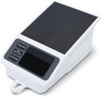 Dpofirs Automatic Watering Timer, Solar Powered Irrigation Controller with Precision Scheduling, for Garden Plants Indoor and Outdoor Use, US Plug 100 240V (US Plug 100-240V) by Dpofirs