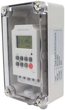 220V 25A MT316SE Second Programmable Rain-Proof Outdoor with IP66 Water Proofcase Digital Timer Switch - Image 4