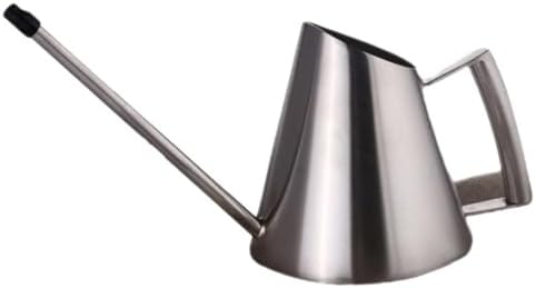 Stainless Steel Watering Can 1500ml Metal Long Spout Garden by jojofuny