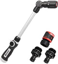 Eden 94621 PRO Metal 18 in. Turbo Watering Wand | 4 Spray Patterns, Thumb-Control Garden Hose Sprayer with Adjustable Head & Quick Connect Set for Lawn, Garden & Outdoor Cleaning by EDEN