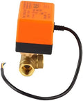 Brass Motorized Ball Valve DN15 3 Way Electrical Valve for Air Conditioner, Made of Brass, Energy, Saving, Compact Design, No Leakage, G1 or 2 by Dioche