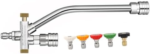 Stainless Steel Double End Connector Pressure Washer Wand with 5 Nozzle Tip Fit for Comprehensive Power Washing - Image 7