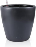 Dexceder 13x12 Self Watering Planter with Wheels (Slate Gray Matte) by Dexceder