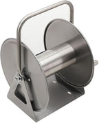 1/2in Stainless Steel Garden Hose Holder Kit, Wall Mounted Garden Hose Reel 50m Capacity Water Hose Storage Rack With 360° Rotatable Handle For Home Garden Lawn Silver #001 - Image 6