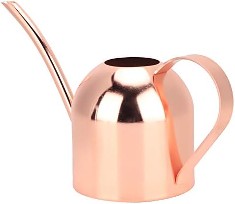 Copper Watering Can, Small Watering Can, 500ml Stainless Steel Watering Can for Indoor Plants (Rose Gold) - Image 7