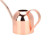 Copper Watering Can, Small Watering Can, 500ml Stainless Steel Watering Can for Indoor Plants (Rose Gold) - Image 7