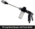 Long Wand Car Wash Water Gun for Standard Garden Hose (T8-GUN-SB-001) - Image 2