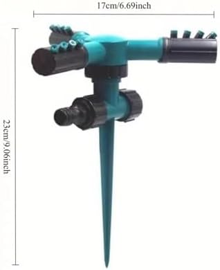 1pc Automatic 360° Rotating Garden Sprinkler Watering System for Lawn Yard Flower Bed - Efficient Agricultural Irrigation(Y) - Image 3