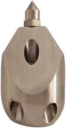 Dredging Sewer Cleaning Spray Nozzle, High Pressure 1.8kg Stainless Steel Sewer Drain Cleaning Puncture Jetter Head(1.8kg 3I8 135L) - Image 2