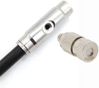 10 Pack High Pressure Brass Misting Nozzles With 1/4" Interface Quick Connector, Anti Drip Fogging Spray Head, Cleanable Water Mist Sprayers 10/24 UNC Mist Nozzle Dust Control(Size:Orifice 0.15mm ,) by Unknown