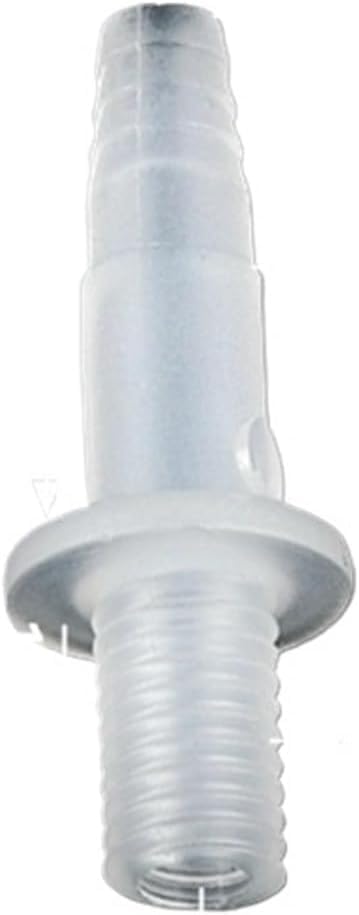 10 Pcs M6 to 2mm PP/PE Hose Connector, Straight Barb Adapter for Irrigation Tubing, Aquarium Air Pump, Water Pipe Joint(M8-6mm,10 pieces) by Unknown