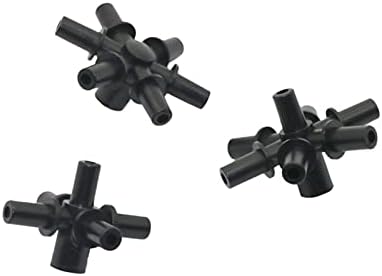 Hose Connector Adapter 6mm Interface Multiple Joints Cross-connect Connector Five-way Six-way Seven-way Garden Irrigation Hose Diverter 100 Pieces (Color : Purple) by Unknown