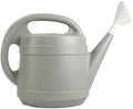 Standard Watering Can - Plant Watering Can - Small Plastic Garden Water Pot for Indoor Outdoor Plants Flowers by The HC Companies, 2 Gallon, Cool Gray by TheHCCompanies