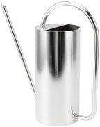 Jiawu Stainless Steel Plants Watering Can Long Spout, 1500ml Large Capacity Watering Kettle, Rust Proof Pot for Indoor Outdoor Garden (Silver) - Image 6
