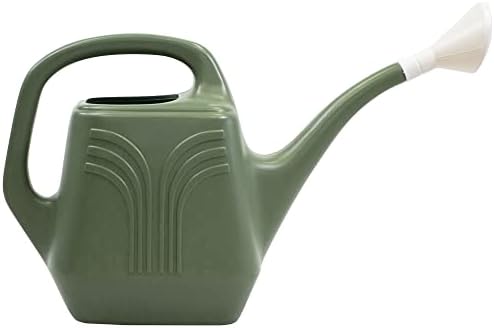 Bloem Promo Watering Can: 2 Gallon Capacity - Living Green - Durable Resin, Removable Nozzle Spout, Two Handles, Wide Mouth, for Indoor and Outdoor Use, Gardening by Bloem