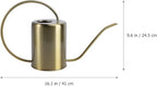 Brass Gooseneck Watering Can – 1.5L/2L Stainless - Image 6