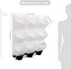 Vertical Wall Planter 3-Tier, 9-Pot Hanging Plant Holder(White) - Image 3
