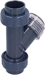 Pipe Filter Y Type Strainer 40mm PVC for Water Treatment and Chemical Industry - Filters Particles Larger Than 0.85 mm - Low Resistance Design for Fast Stream Speed. - Image 4