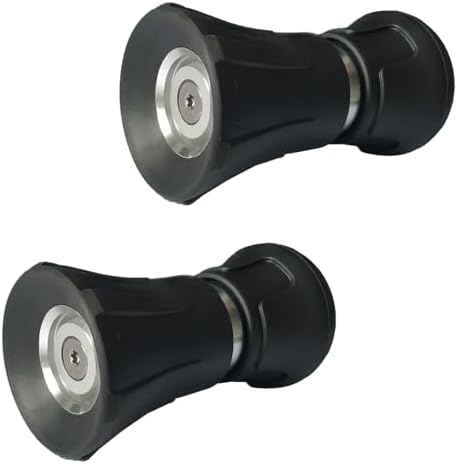 2 Pack Heavy Duty Fireman Style Hose Nozzle - Fits All Standard Garden Hoses - High Pressure Sprayer Nozzle to Wash Your Car or Water Your Garden – Leak Proof (Black) by Unknown