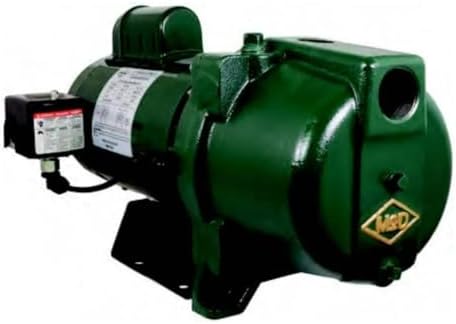 A.Y. McDonald Shallow Well Jet Pump 1 HP Dual Voltage 115/230V | 6156-127 | 8310 | High Pressure Water Pump for Home, Well Pump with 30/50 Switch, Irrigation & Booster Pump, 32 GPM by Unknown