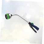 Metal Garden Hose Nozzle 9 Spray Patterns, Adjustable Thumb Control - Image 2