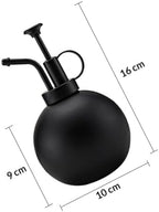 Xmas 500ml Black Stainless Steel Watering Can for Plants - Image 2