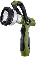 Fireman Style Hose Nozzle 6 Pattern, No-Squeeze Lever, Metal Build - Image 5