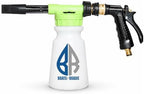 Foam Cannon for Garden Hose – Thick Foam Sprayer for RV, Boat, Truck & Car Wash – No Pressure Washer Needed – Adjustable Foam Ratio, Brass Quick-Connect by Unknown