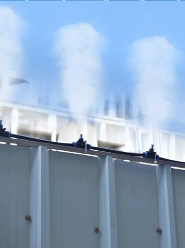 Low Pressure Mist Nozzles for Outdoor Cooling Systems - High Spray with 1/4" Quick Coupling, Nickel-Plated Brass(2937inch/100m/328ft) - Image 7
