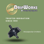 100 Pack - Netafim Woodpecker Drip Irrigation Emitters – Sturdy, Reliable, and Clog-Resistant Emitters for Precision Watering | Pressure Compensating | (1 GPH (Black)) - Image 4