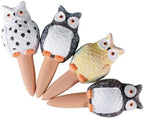 Pack of 4 Large Owl Shaped Ceramic Plant Watering Stakes Automatic Drip Irrigation Spikes for Indoor Outdoor Garden Deco by Unknown