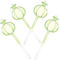 Cactus Shape Glass Watering Globes 4pcs for Potted Plants by Yardenfun