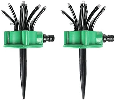 Practical Garden Tools Irrigation Noodle Head Flexible 360 Degree Water Sprinkler Spray, Nozzle Lawn Garden Irrigation Sprinkler (Cor : 2PCS) by Unknown