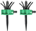 Practical Garden Tools Irrigation Noodle Head Flexible 360 Degree Water Sprinkler Spray, Nozzle Lawn Garden Irrigation Sprinkler (Cor : 2PCS) by Unknown