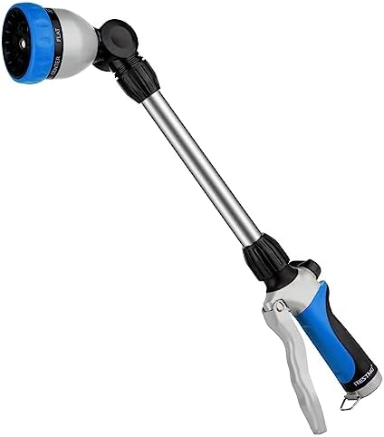 RESTMO Heavy Duty Metal Hose Wand, Watering Wand for Garden Hose by Restmo