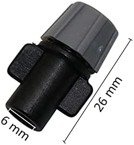 Garden Lawn Sprinkler Irrigation System Gray Multi-Nozzle Sprayer Greenhouse Micro Irrigation Sprinkler Head with 1/2" Male Thread Industrial Cooling 1 Piece (Color : 7 Way) - Image 4