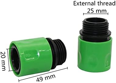 Hose Connector Adapter Y-shaped Garden Irrigation Type Three-way Diverter 3/4" External Thread, 1/2 Inch Hose Connector, With 1 Set Of 4mm / 8mm Hose Connector (Color : Type 1) - Image 4