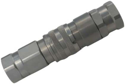 AT312470 Hydraulic Male Female Flat Face Coupler Kit KV14216 Compatible with John Deere Skid Steer Loader 326D 328 328D 332 332D CT322 CT332 270 280 315 317 318D 320 320D 323D 326D - Image 2