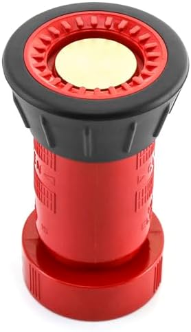 QWORK Fire Hose Nozzle, 4 Pack 1-1/2" Heavy Duty NPSH/NPT Thermoplastic Constant Flow Fog Nozzle, Brass and Polycarbonate, 100 Psi - Image 2