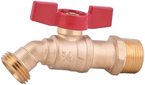 (10-Packs) Male Hose Bibb 3/4" MIP × 3/4" MHT with 1/4-Turn Water Hose Shut Off Valve, Hreaded Garden Hose Outlet Ideal for Gardens, patios, Boiler Drain - Image 5