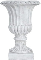 Urn Planter for Outdoor Garden, 26 Inch, Antique White - Image 7