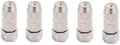 Irrigation Nozzles Adjustable Copper Atomizing Nozzles Drip Irrigation Sprayers Garden Cooling Irrigation Equipment Directly Spray Silver 5pc by Unknown