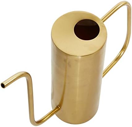 Deco 79 Metal Watering Can Indoor Outdoor Planter Small Planter Pot, Set of 3 Planters 12", 12", 11"H, Gold - Image 5