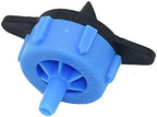 Pipe Fitting 50pcs 8L DRIPPERS Water Flow Drip Irrigation Dropper Pressure Compensating Emitter Water Regulator Pipe (Colour: Blue) - Image 2