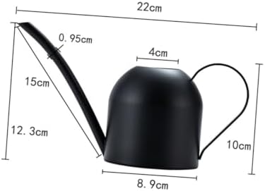 SEWACC Stainless Steel Watering Can with Long Spout Capacity Metal Watering Pot for Indoor Outdoor Gardening and Plants - Image 2